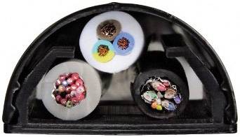 hama 00220990 Alu-Kabelkanal, halbrund, 110 x 3,3 x 1,8 cm, Schwarz-3