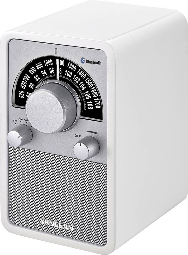 Sangean WR-15BT Tischradio UKW, MW AUX, Bluetooth®   Weiß