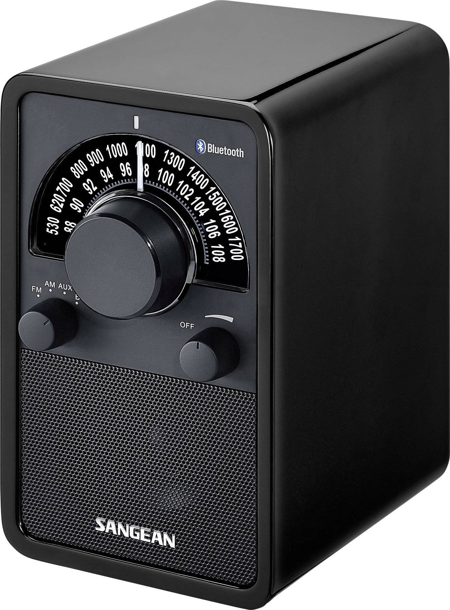 Sangean WR-15BT Tischradio UKW, MW AUX, Bluetooth® Schwarz-0