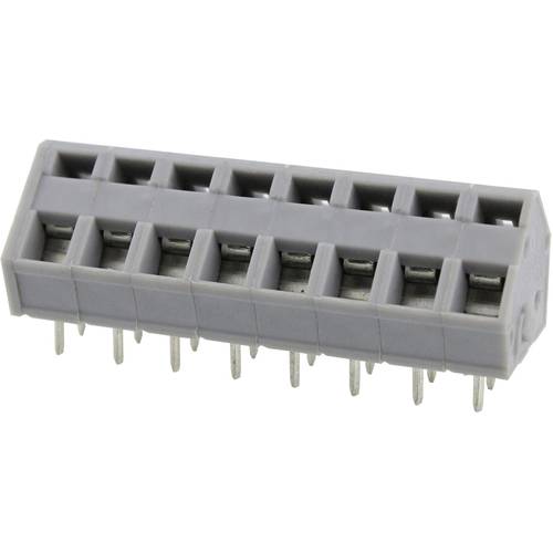 Degson DG245-5.0-04P-11-00AH-1 Federkraftklemmblock 3.31 mm² Polzahl 4 Grau 1 St.