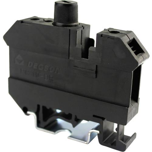 Degson PC10-DR-01P-13-00AH-1 Sicherungsklemme 12.0 mm Schrauben Schwarz 1 St.