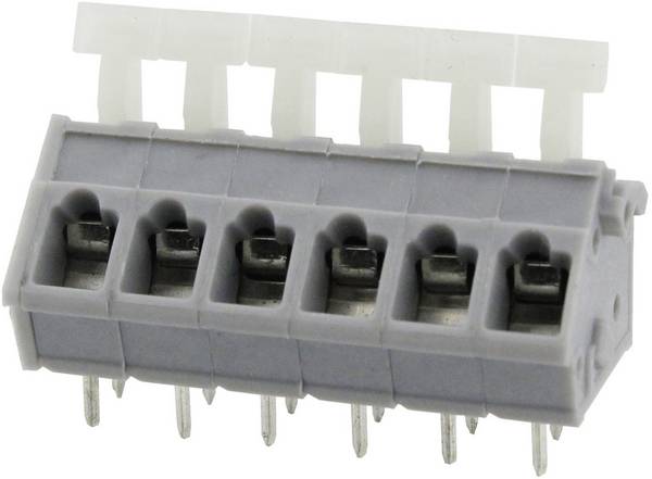 Degson DG243-5.0-12P-11-00AH Federkraftklemmblock 3.31 mm² Polzahl 12 Grau 1 St.