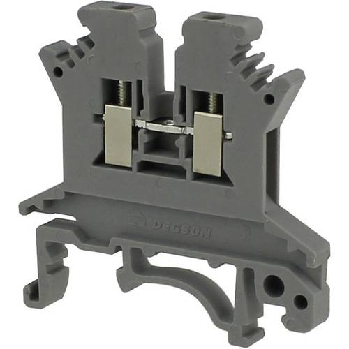 Degson PC1.5-01P-11-00AH-1 Durchgangsklemme 4.2 mm Schrauben Grau 1 St.