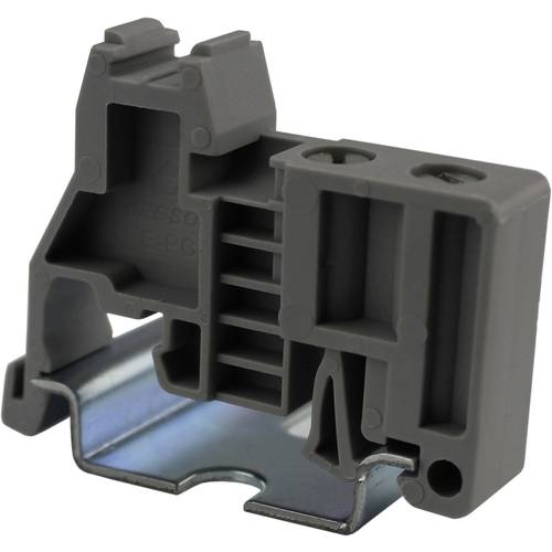 Degson E-PC-01P-11-00AH-1 Endhalter Passend für (Details): DIN-Hutschienen NS 35/7,5, NS 35/15 und NS 32 Grau 1 St.