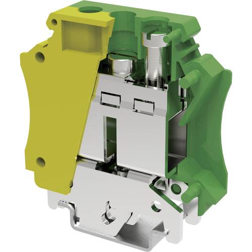 Degson PC35-PE-01P-1Y-00AH-50 Schutzleiterklemme 12.8 mm Schrauben Gelb, Grün 50 St.