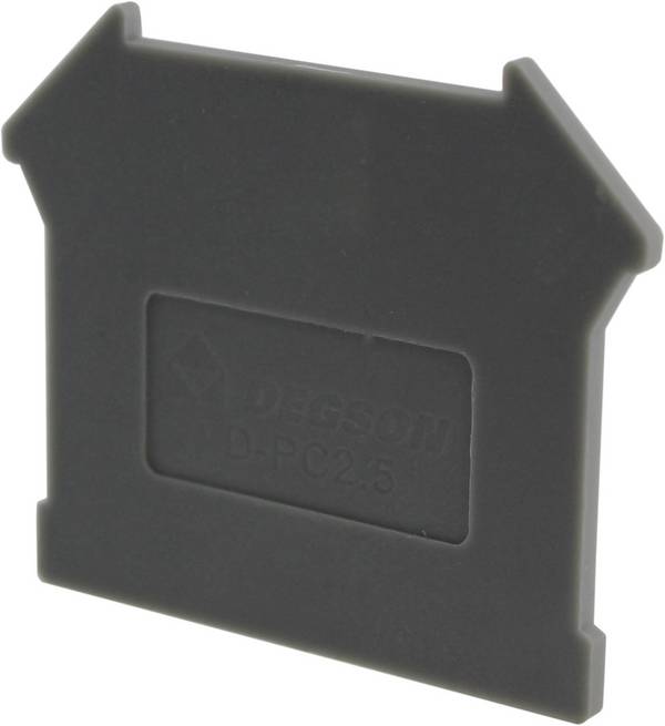 Degson D-PC2.5-01P-11-00AH-1 Abschluss Zwischenplatte Passend für (Details): Serien Degson PC2.5, PC4, PC6 und PC10 Grau 1 St.