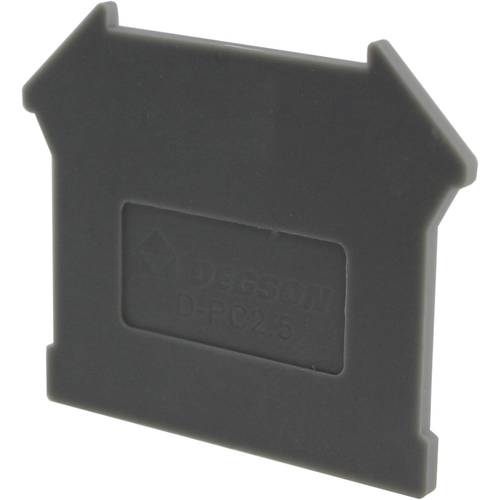 Degson D-PC2.5-01P-11-00AH-1 Abschluss Zwischenplatte Passend für (Details): Serien Degson PC2.5, PC4, PC6 und PC10 Grau...