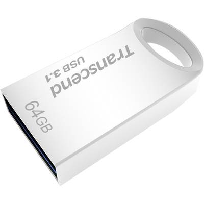 Transcend JetFlash® 710S USB-Stick  64 GB Silber TS64GJF710S USB 3.2 Gen 1 (USB 3.0)