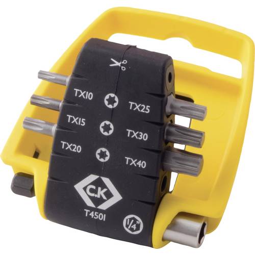 C.K T4501 Bit-Set 7teilig Innen-Sechsrund (TX)