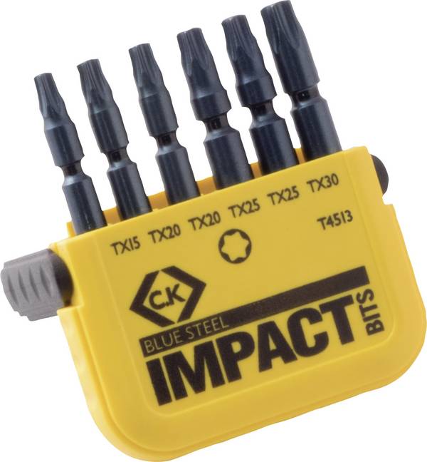 C.K  T4513 Bit-Set 6teilig Innen-Sechsrund (TX) Torsion Control Technologie