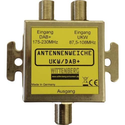 Wittenberg Antennen UKW & DAB+ Antennenweiche UKW, DAB+