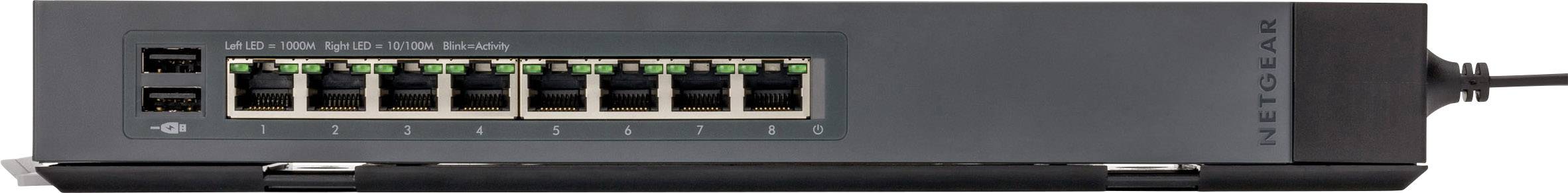 NETGEAR GSS108E-100EUS Switch - 8 Anschlüsse - Smart Netzwerkgerät-0