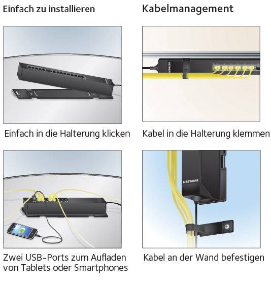 NETGEAR GSS108E-100EUS Switch - 8 Anschlüsse - Smart Netzwerkgerät-2