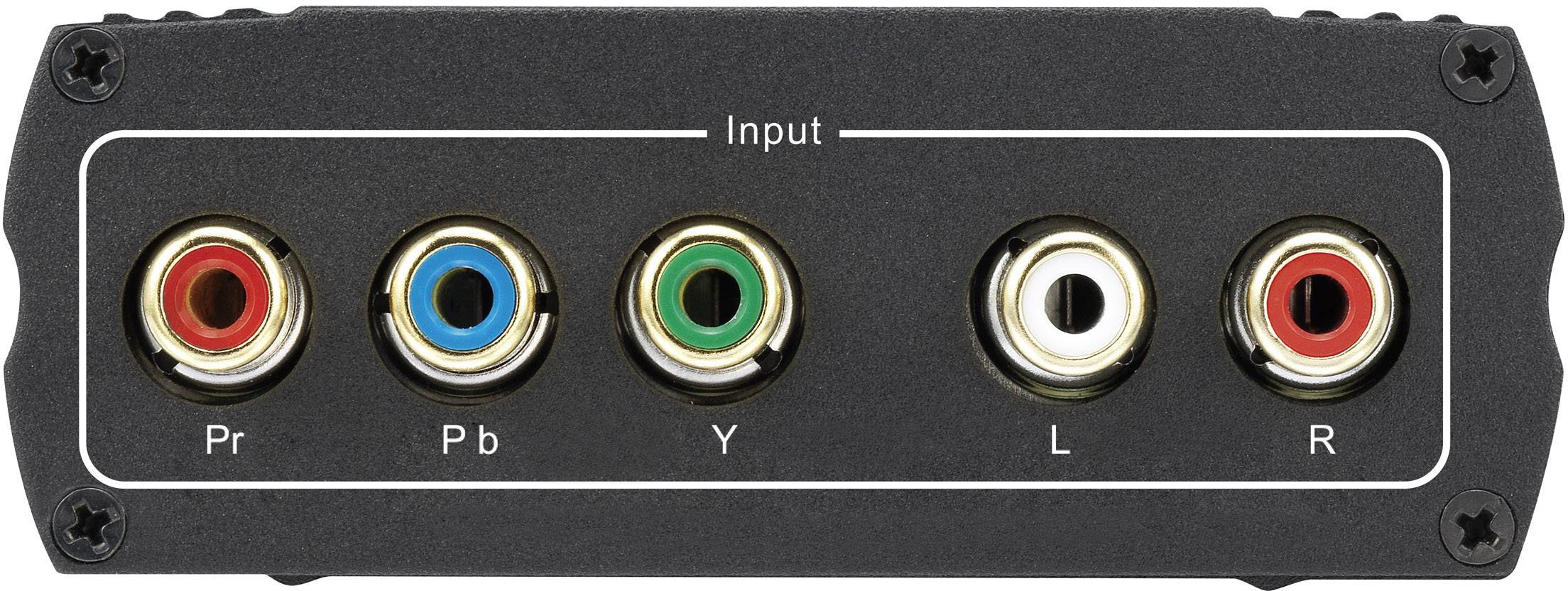 SpeaKa Professional AV Konverter SP-COHD-01 [Component Cinch - HDMI] 704 x 576 Pixel-1