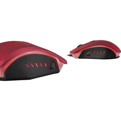 5 LEDOS Rot/Schwarz Optisch dpi Gaming-Maus Tasten kaufen 3000 SpeedLink USB