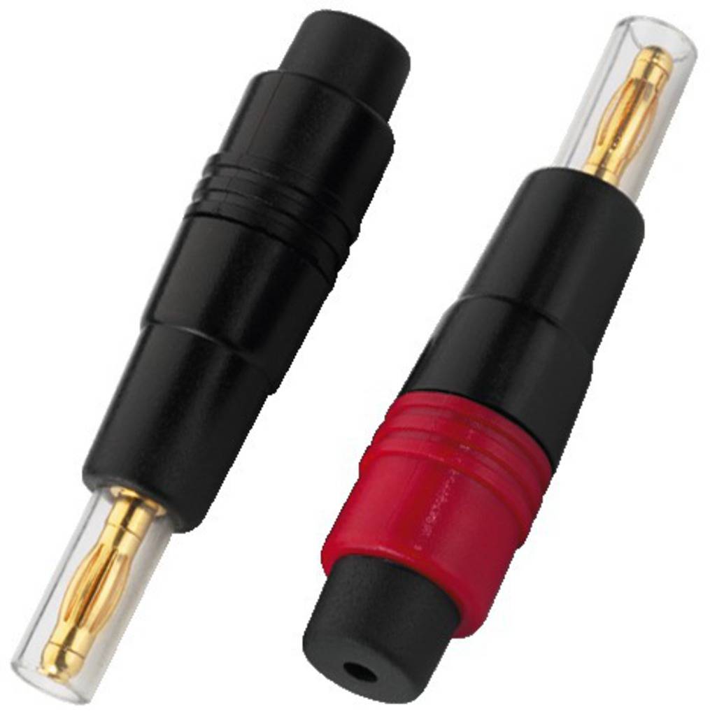 Monacor BP-180GI Bananenstecker-Set 1 Paar-0