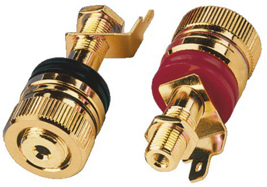 Monacor LS-Klemmen BP-520G 2 St.