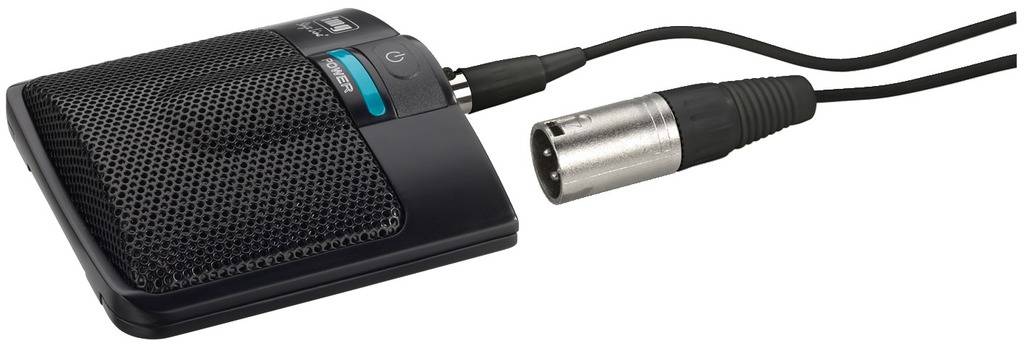 IMG STAGELINE Sprach-Mikrofon ECM-306B/SW Übertragungsart:Kabelgebunden inkl. Kabel