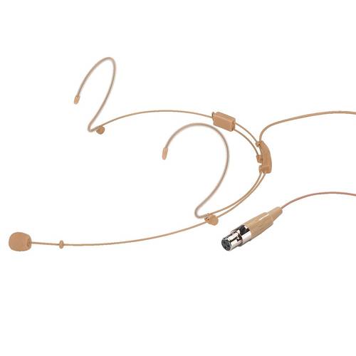 Thumbnail - Monacor HSE-140/SK Headset Sprach-Mikrofon Übertragungsart (Details):Kabelgebunden inkl. Windschutz Mini-XLR Kabelgebund...