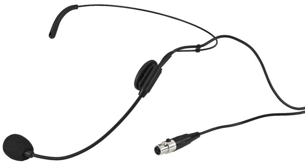 MONACOR Headset Sprach-Mikrofon IMG Stage Line HSE-72 Übertragungsart:Kabelgebunden inkl. Windschutz