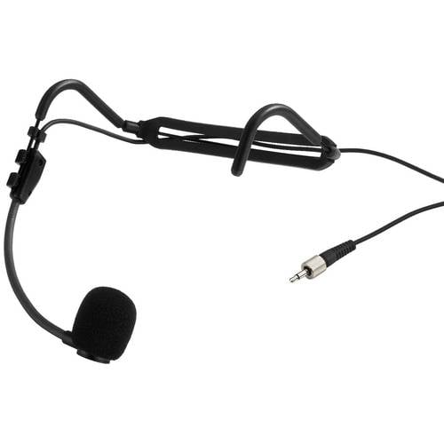 Monacor HSE-821SX Headset Gesangs-Mikrofon Übertragungsart (Details):Kabelgebunden inkl. Windschutz Mikrofon (3.5 mm Kli...