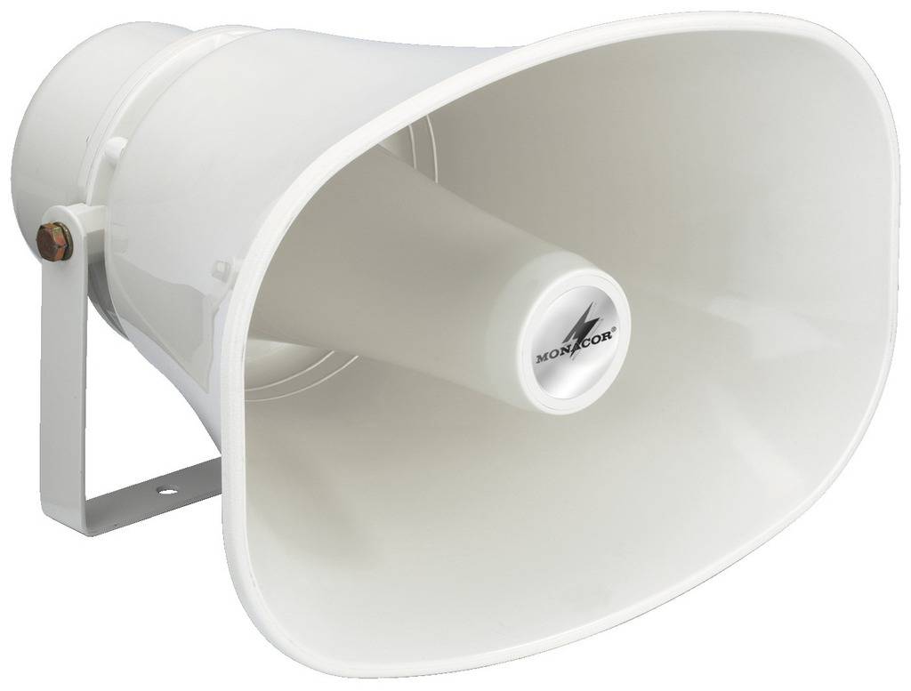 Monacor IT-130 ELA-Druckkammerlautsprecher 30 W Weiß 1 St.