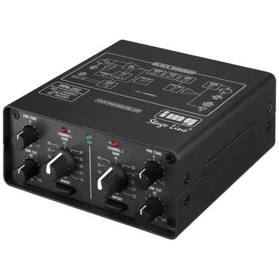 IMG StageLine MPA-202 2-Kanal Mikrofon Vorverstärker 