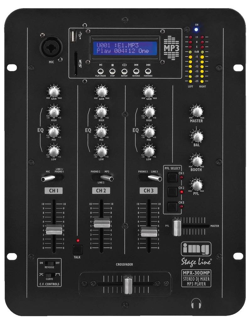 IMG STAGE LINE Stereo-Mischpult MPX-30DMP