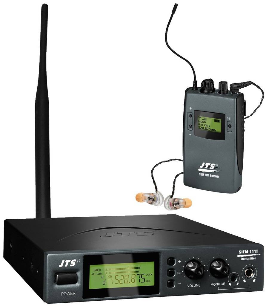 MONACOR In-Ear-Monitoring Set JTS SIEM-111/5