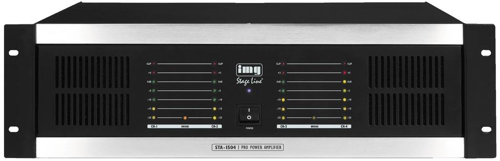 MONACOR PA Verstärker IMG Stage Line STA-1504 RMS Leistung je Kanal an 4 Ohm: 160 W