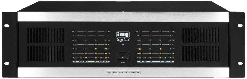 MONACOR PA Verstärker IMG Stage Line STA-1508 RMS Leistung je Kanal an 4 Ohm: 160 W