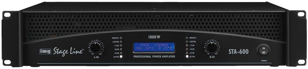 IMG STAGELINE STA-600 PA Verstärker RMS Leistung je Kanal an 4 Ohm: 300 W