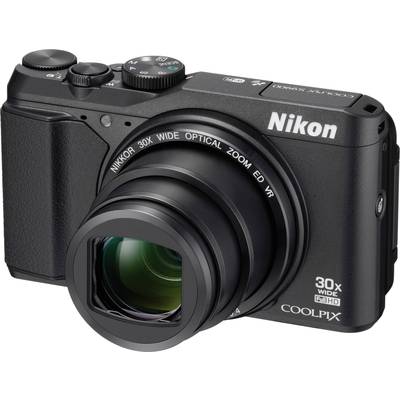 Nikon S9900 Digitalkamera   Schwarz  Frostbeständig, WiFi