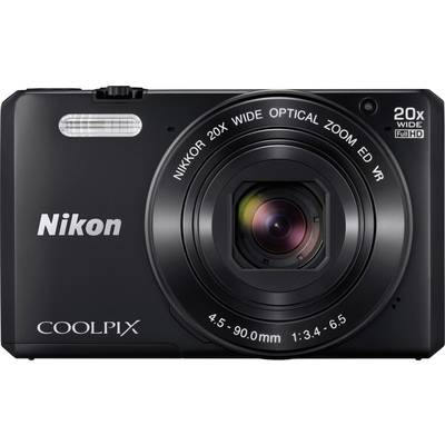 Nikon S7000 Digitalkamera 16 Megapixel Opt. Zoom: 20 x Schwarz  