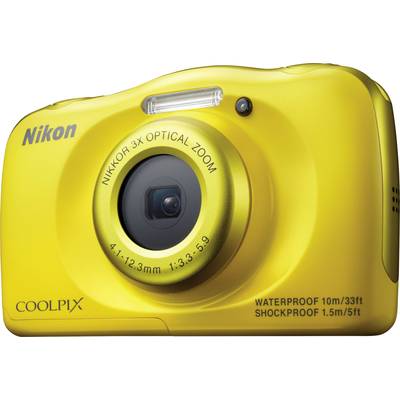 Nikon S33 Digitalkamera   Gelb  
