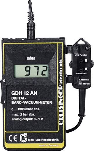 Greisinger GDH 12 AN Druck-Messgerät Luftdruck, Nicht korrosive Gase