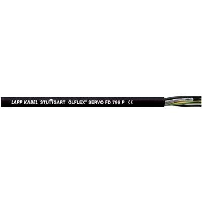 LAPP ÖLFLEX® SERVO FD 796 P Servoleitung 4 G 0.75 mm² + 4 x 0.34 mm² Schwarz 25326-50 50 m