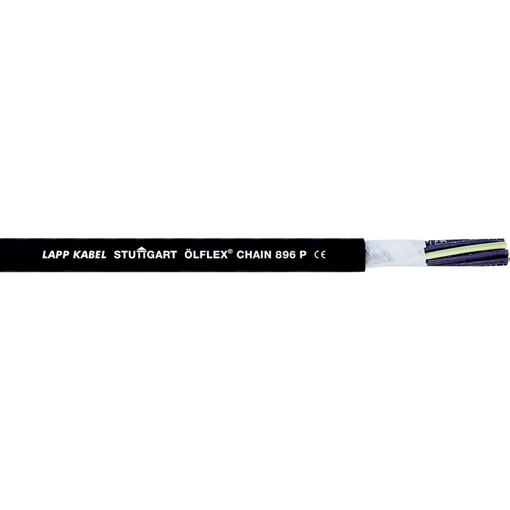 LAPP 1023252-100 Geleiderkettingkabel ÖLFLEX® CHAIN 896 P 4 G 16 mm² Zwart 100 m