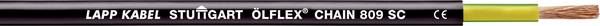 LAPP 1062903/500 Schleppkettenleitung ÖLFLEX® CHAIN 809 SC 1 x 10 mm² Schwarz 500 m