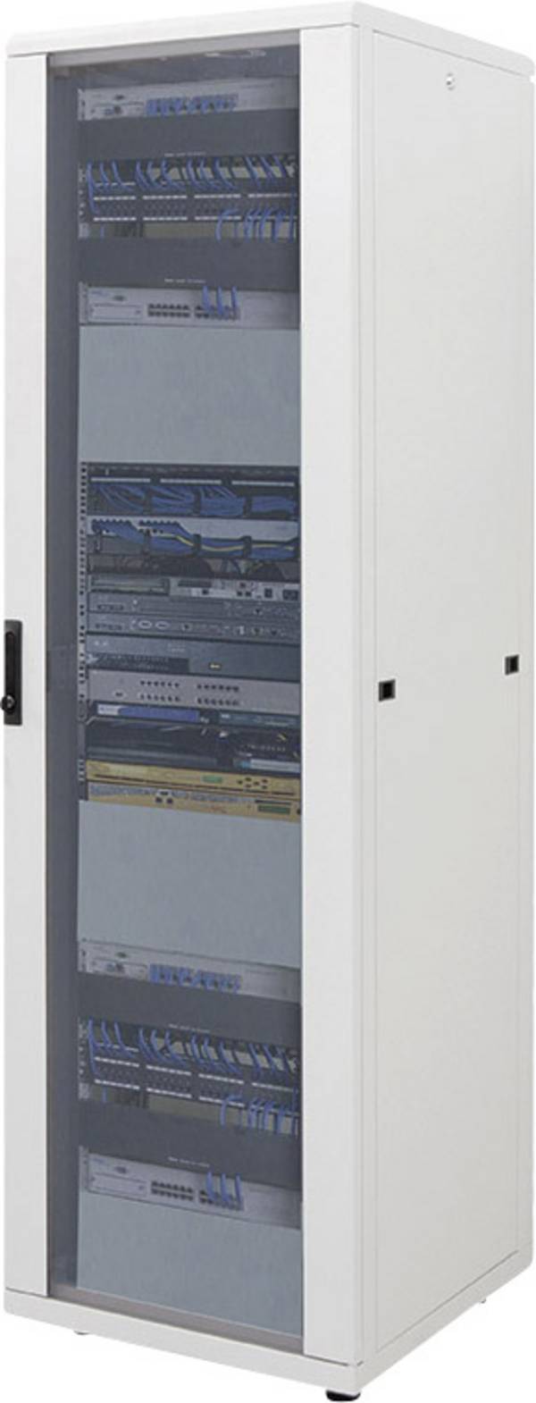 Intellinet 713535 19 Zoll Netzwerkschrank (B x H x T) 600 x 1653 x 600 mm 32 HE Lichtgrau (RAL 7035)