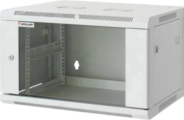 Intellinet 711722 19 tommer vægkabinet (B x H x T) 570 x 370 x 450 mm 6 U Gråhvid (RAL 7035)