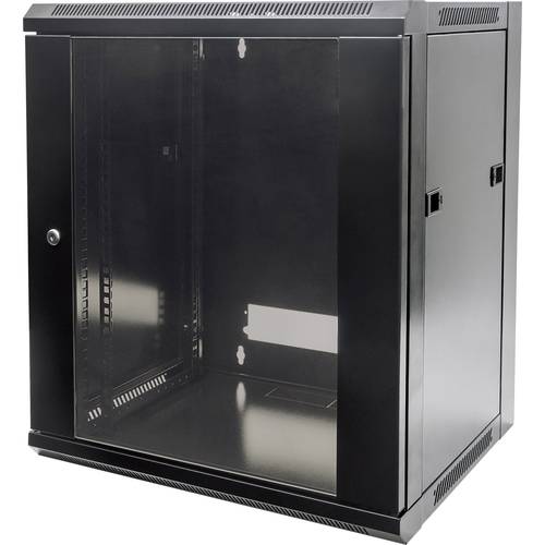 Thumbnail - Intellinet 711791 19 Zoll Netzwerkschrank (B x H x T) 570 x 500 x 600 mm 9 HE Schwarz (RAL 9005)