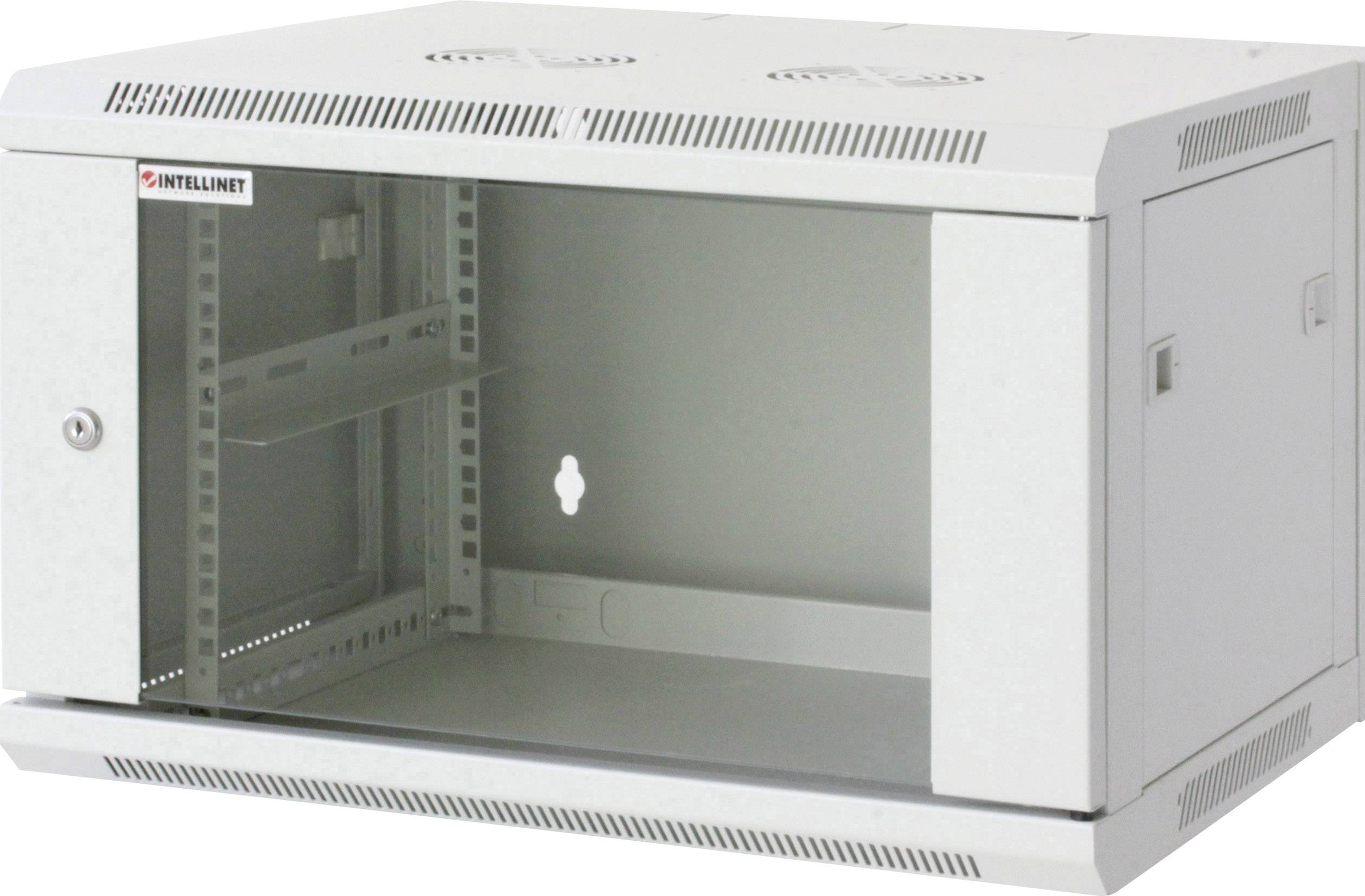 Intellinet 711944 19 Zoll Netzwerkschrank (B x H x T) 570 x 770 x 450 mm 15 HE Lichtgrau (RAL 7035)