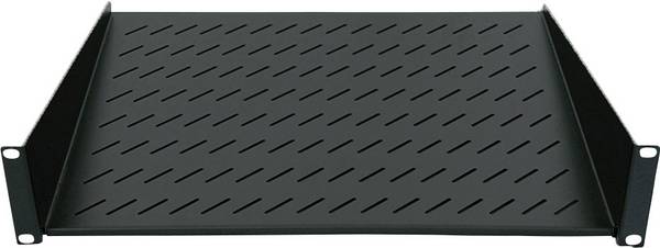 Intellinet 712507 19 Zoll  Netzwerkschrank-Geräteboden  2 HE  Festeinbau Geeignet für Schranktiefe: ab 450 mm Schwarz