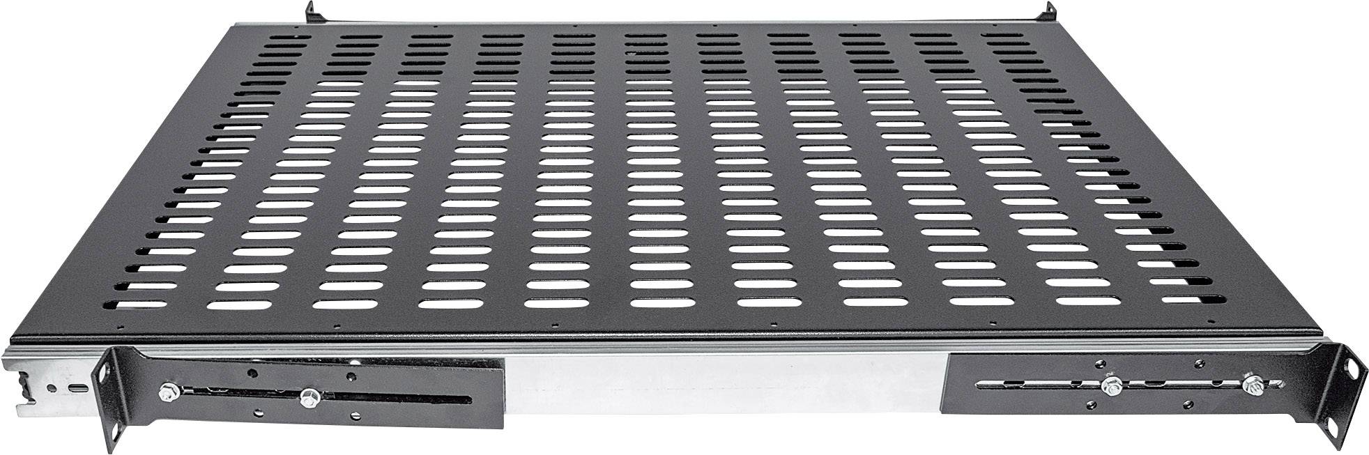 Intellinet 712613 19 Zoll 1 HE Ausziehbar Geeignet für Schranktiefe: ab 600 mm Schwarz