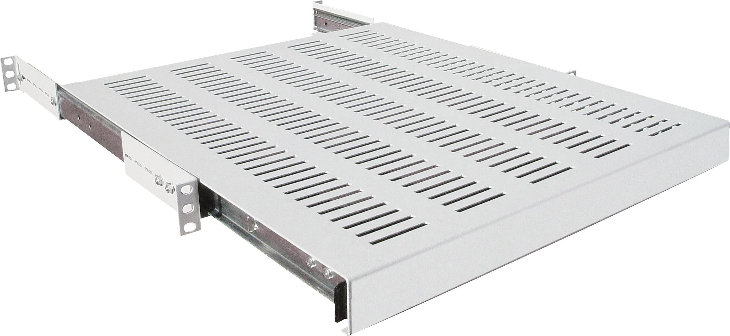 Intellinet 712330 19 inch Apparaatbodem voor patchkast 1 HE Uittrekbaar Geschikt voor kastdiepte: vanaf 800 mm Grijs
