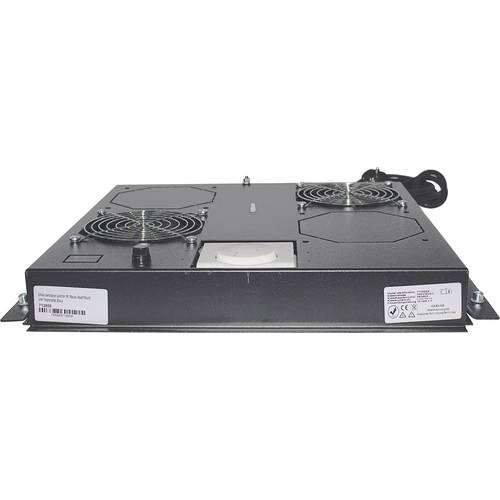 Intellinet 712859 19 Zoll 2 x Netzwerkschrank-Lüfter 1 HE Schwarz