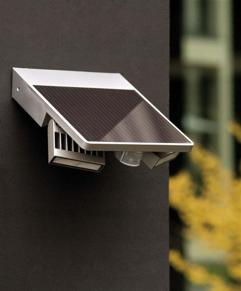 SolarAußenwandleuchte mit Bewegungsmelder 4 W NeutralWeiß ECOLight