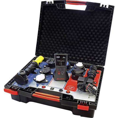 SecoRüt 40410 Wireless ControlCase Funk Anhängerprüfkoffer 12 V, 24 V Pole:7/13/15