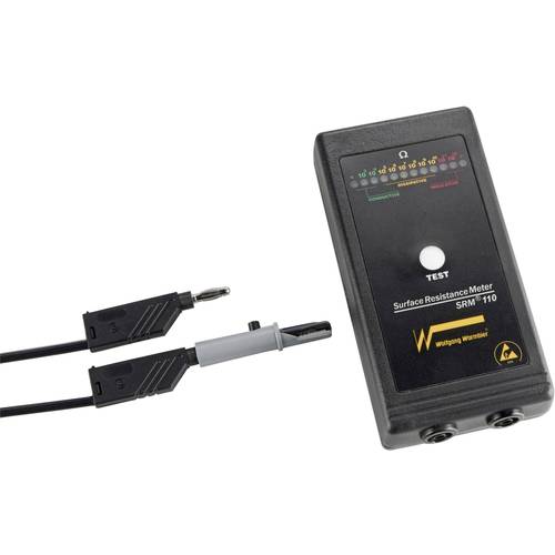 Wolfgang Warmbier SRM®110 ESD-Testgeräte-Set Oberflächenwiderstand, Ableitwiderstand inkl. Aufbewahrungstasche, inkl. Er...